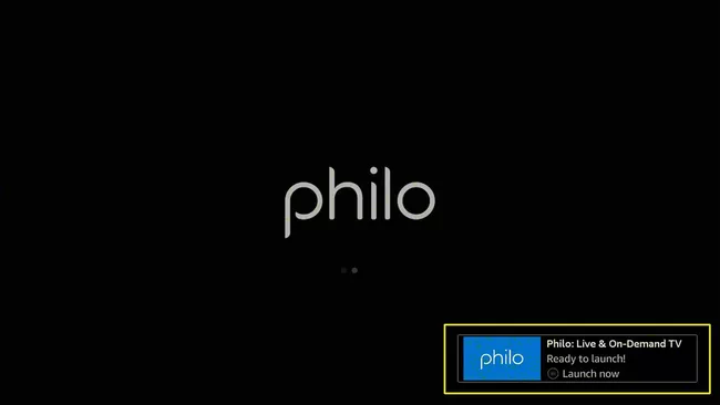 La aplicación Philo se iniciará en el Fire TV Stick.