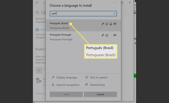 Instalar idiomas en Windows 10.