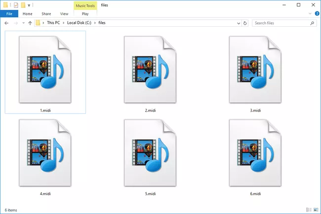 Abra archivos MIDI en Windows 10 con Windows Media Player