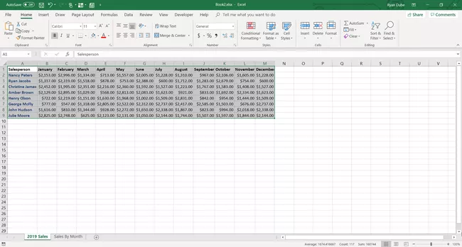 Marcar tablas para formatear en Excel